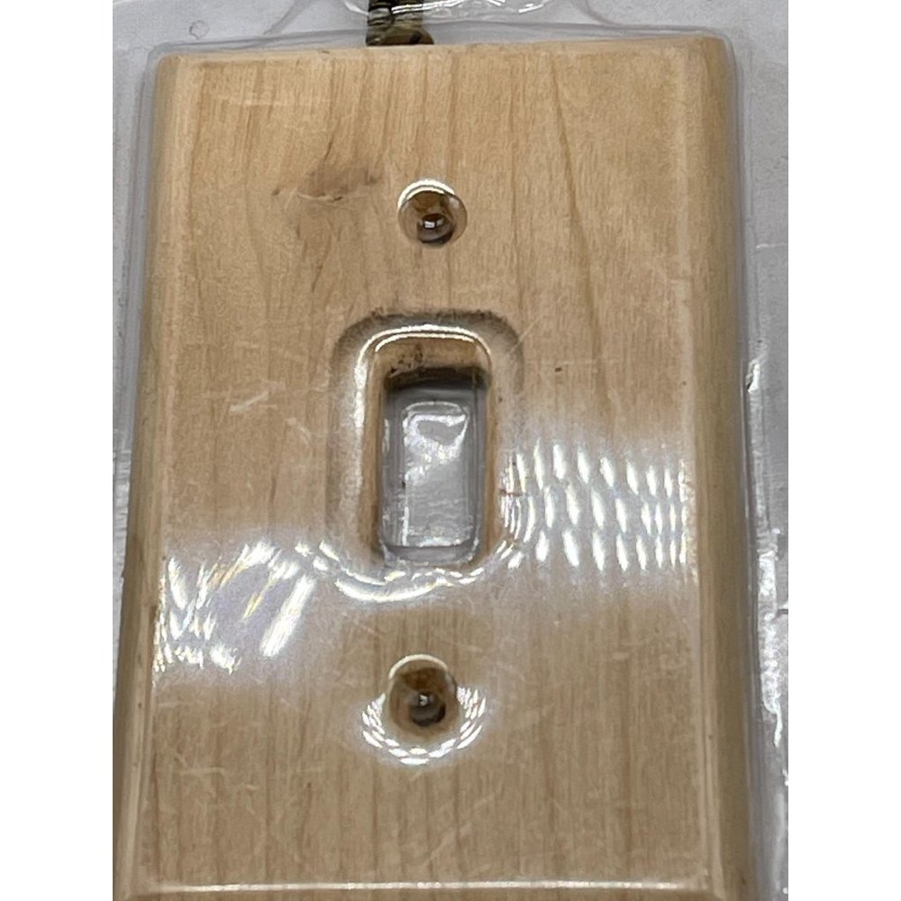 Amerelle paintable stainable wood light switch pla